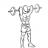 Standing Overhead Triceps Extension
